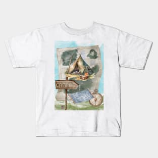 Camping Kids T-Shirt